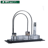 2022 New Style Counter acrylic Cylinder Cosmetic Skincare display stand Makeup Displays