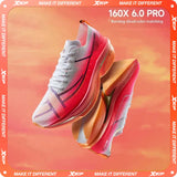 Xtep 160X 6.0 PRO Men's Running Shoes 2024 Champion Racing Carbon Plate Sneakers Professional Marathon 975119110003