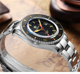 ADDIESDIVE Men's Watches Ceramic bezel Leather/Stainless Steel Sapphire Automatic Mechanical Watch 20ATM Waterproof Reloj Hombre