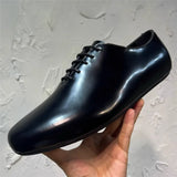 Fashionable Men Real Leather Dress Shoe Flat Heel Man Casual Derby Shoes