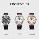 TOPHILL Tourbillon Watch for Men Automatic Movement Luxury watch Power reserve 5Bar Waterproof Sapphire glass