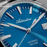 ADDIESDIVE NEW AD2077 Men Mechanical Wristwatches Sunburst Dial AR Coated Coated Dome Glass Waterproof Luxury Automatic Watches