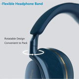 Original Bowers&Wilkins Px7 S2 Over Ear Earphones New Advanced Noise Cancellation, Slim&Lightweight15-Min Quick Charge ear buds