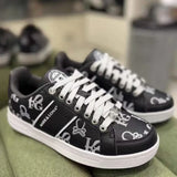 Korean Golf Shoes Men's & Women's Patterned Print Slip-Resistant Breathable Sneakers