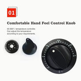 Hotel Restaurant Multifunctional Kitchen Equipment - Stainless Steel Mini Desktop Electric Griddle, Non-Stick & Fast Heating