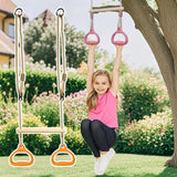 Swing Bar Gym Equipment Rings Bar Funny Ergonomic Stable Kids Game For Adults Children Backyard Playground Indoor Outdoor