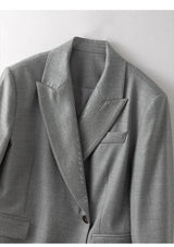 K1775W 97% Australian Wool Blazer For Women Ladies Suits Office Wear Formal Clothes Business Luxuy Clothing