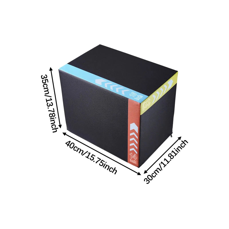 Plyometric Jump Box High Density Versatile Plyo Box for Gym Workout Exercise,Home Gym Conditioning Strength Training Plyo Box