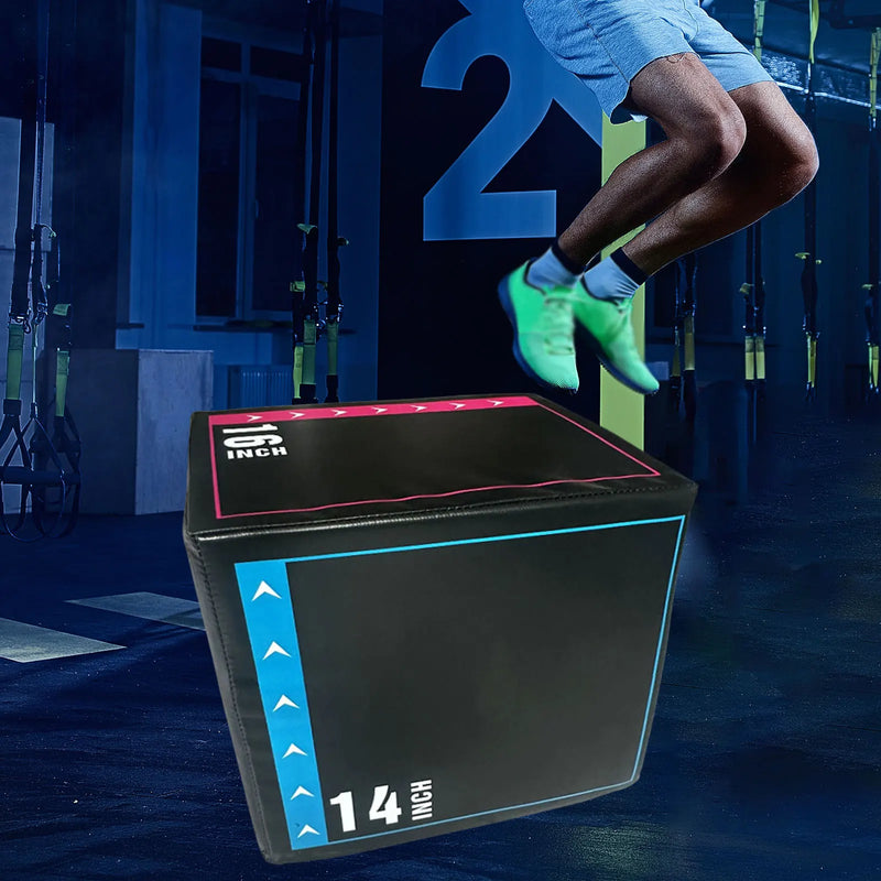 Plyometric Jump Box High Density Versatile Plyo Box for Gym Workout Exercise,Home Gym Conditioning Strength Training Plyo Box