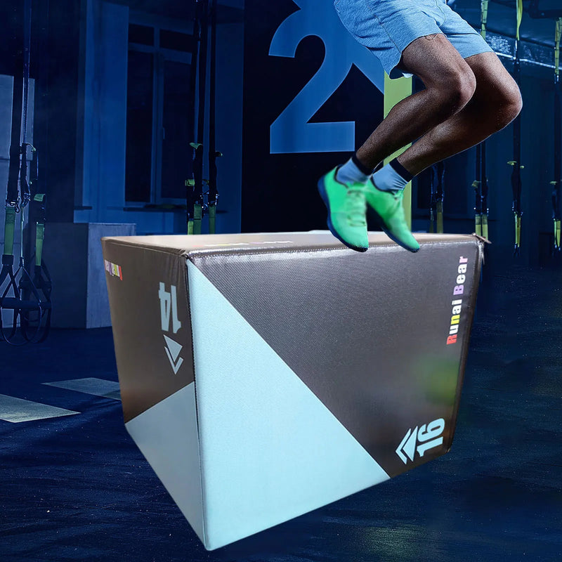 Plyometric Jump Box High Density Versatile Plyo Box for Gym Workout Exercise,Home Gym Conditioning Strength Training Plyo Box