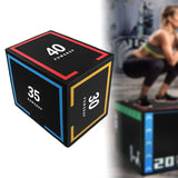 Plyometric Jump Box High Density Versatile Plyo Box for Gym Workout Exercise,Home Gym Conditioning Strength Training Plyo Box