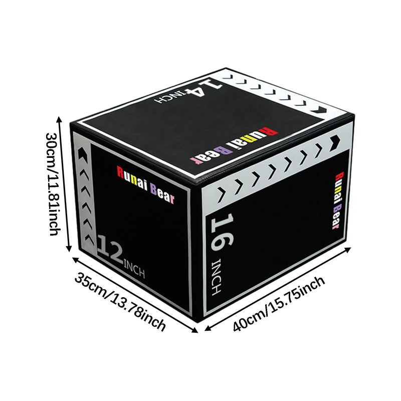 Plyometric Jump Box High Density Versatile Plyo Box for Gym Workout Exercise,Home Gym Conditioning Strength Training Plyo Box