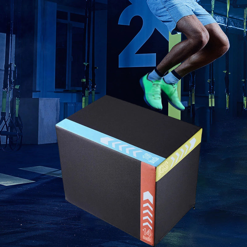 Plyometric Jump Box High Density Versatile Plyo Box for Gym Workout Exercise,Home Gym Conditioning Strength Training Plyo Box