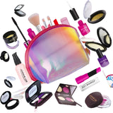 Make Up Toy Simulation Cosmetics Girl Pretend Play Pink Makeup Set Princess Beauty Interest Toy Lipstick Eyeshadow