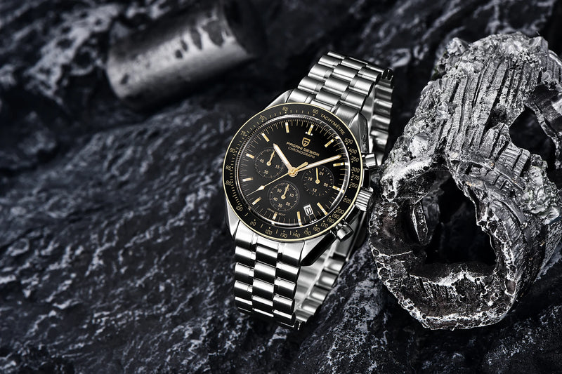 2025 New PAGANI DESIGN Brand  Moon  men Watches Auto Date Chronograph Wristwatch AR Sapphire mirror Waterproof  Watches