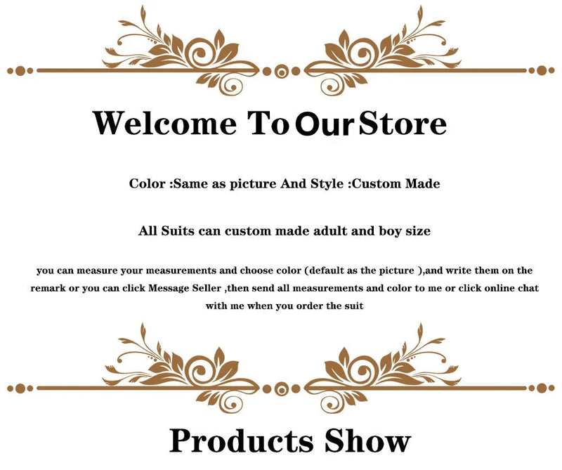 Long Coats Pants Ornament Men Suits Customized Slim Fit Wedding Tuxedos 3 Piece Sets Groom Male Blazers Party Costume Homme