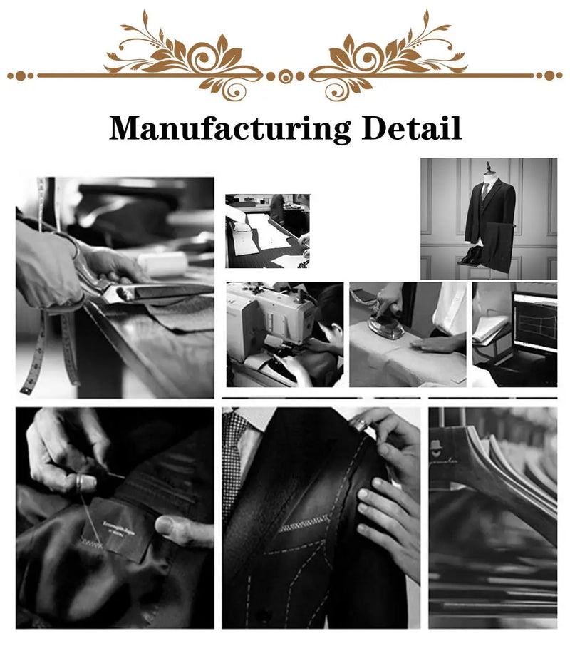 Simple business style Beadeds Men Suits Peaked Lapel Groom Tuxedos 2 Pieces Sets Party Prom Blazer Customized Costume Homme