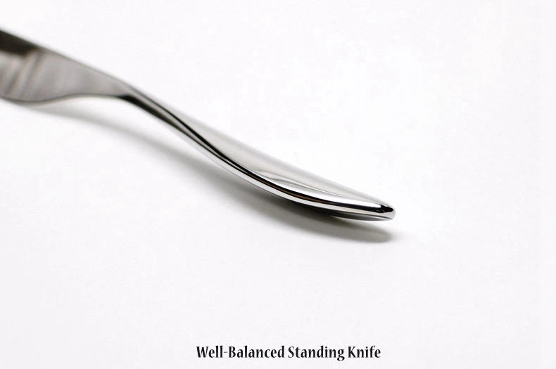 Cozy Zone 24 PCS Cutlery Set Silver Dinner Set Classic Restaurant Stainless Steel Kitchen Wedding Dining Dinnerware Tableware