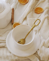 30Pcs Luxury Tableware Set 304 Stainless Steel Knife Fork Spoon Cutlery Set Elegant Dinnerware Set Creativity Hangable Design