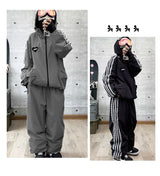 John Snow Fashion Waterproof Ski Suit Warm Breathable Snow Jacket And Pants For Men And Women Outdoor Sports Snowboard Clothing