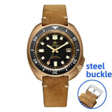ADDIESDIVE AD2104 Retro Men's Watch CUSN8 Bronze Case Sapphire Automatic Mechanical Watch Watches Waterproof Luminous Wristwatch