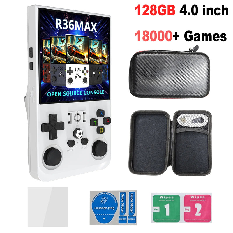 Video Gaming Console R36MAX Retro Handheld 18000+ HD Games offers IPS Screen Game Console Portable Consoles Emulators Devices