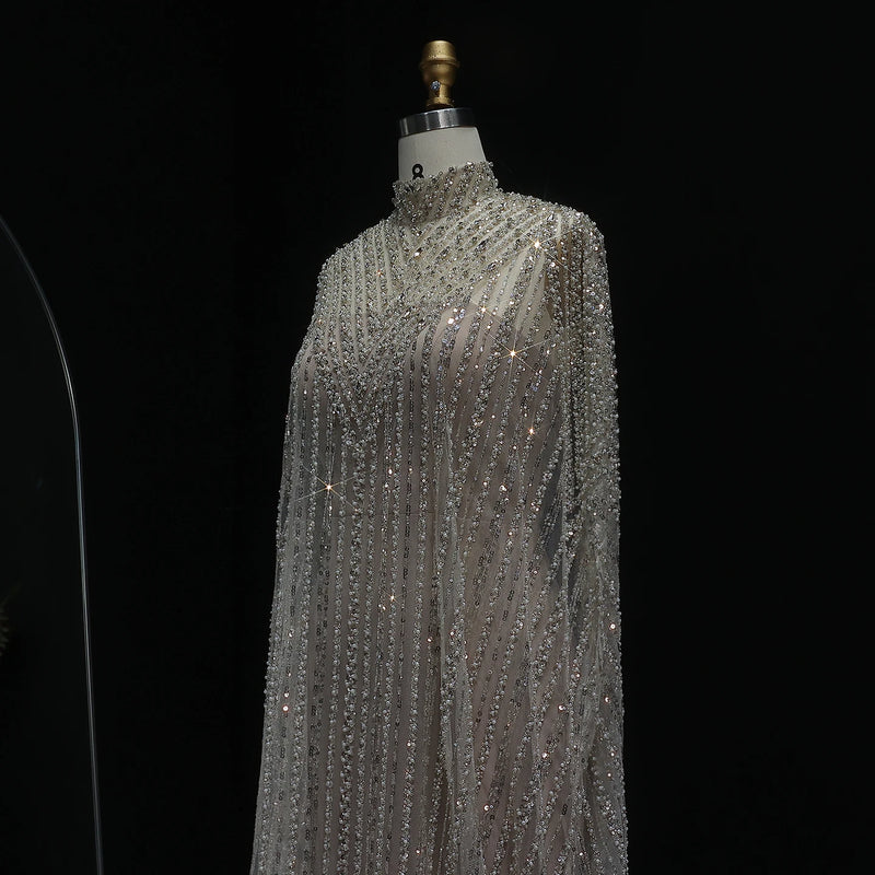 Sharon Said Luxury Dubai Caftan Abaya Kaftan Arabic Evening Dress 2025 Elegant Women Wedding Formal Party Gowns SS691 Customized