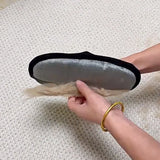 Pet Hair Remover Mitt Deshedding Brush Glove for Dog Cat Rabbit with Long/Short/Curly Hair