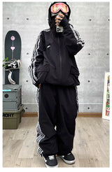 John Snow Fashion Waterproof Ski Suit Warm Breathable Snow Jacket And Pants For Men And Women Outdoor Sports Snowboard Clothing