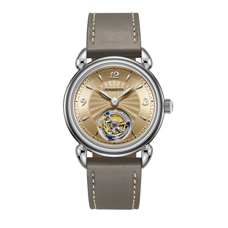 FARASUTE Tourbillon Sports Watch Men Luxury Watch Peacock Tourbillon Movement Sapphire Stainless Steel Waterproof Watch Relogio