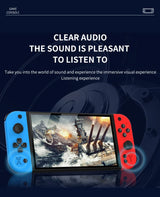 G90 7inch Portable Handheld Game Console 64GB 4000mAh High-Definition Arcade Nostalgic Retro TV Gaming Controller for PSP/PS1