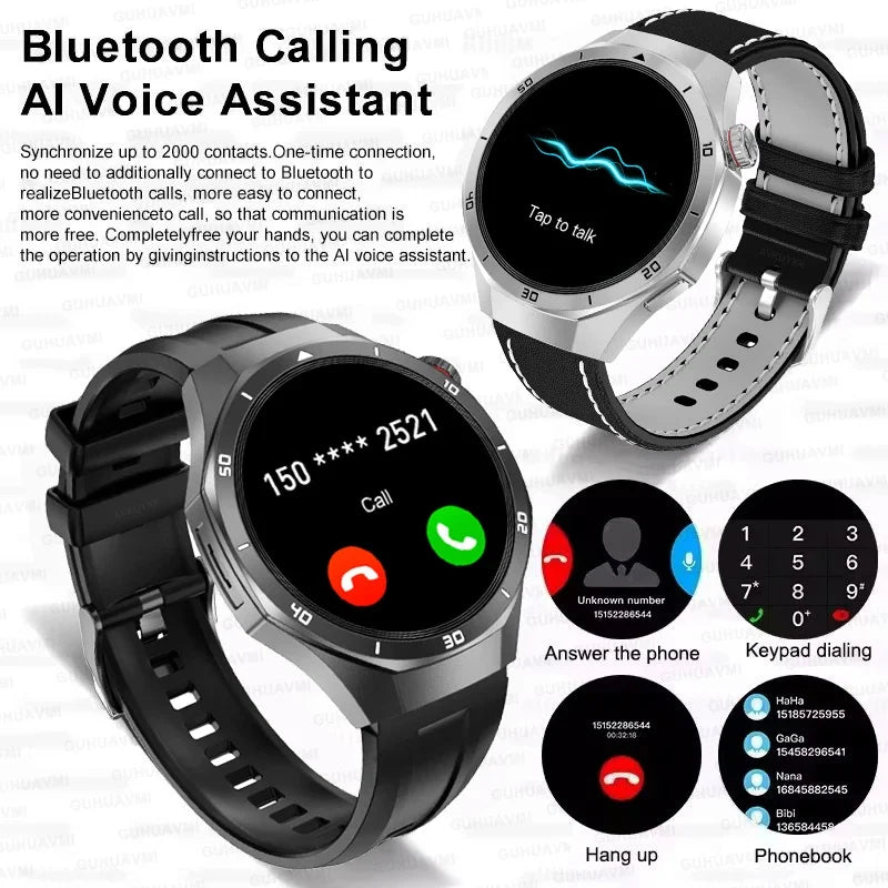 2025New Watch 5 Ultra Smart Watch 4GB Memory GPS Local Music TWS Earphones Fitness Tracker Health Smartwatches For Android iOS