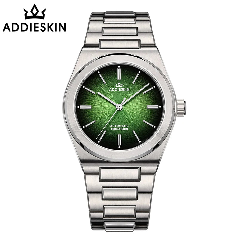 ADDIESKIN Luxury Stainless Steel Man Watch Sapphire Crystal Waterproof 39mm Luminous 9015 Automatic Mechanical Watches For Man