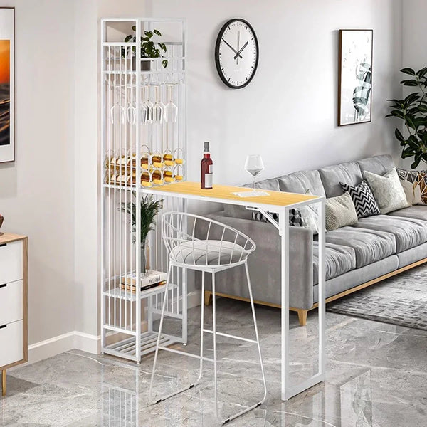 Iron Kitchen Bar Cabinet Industrial Living Room Modern Narrow Ideas Vertical Art Wine Rack Nordic Vitrine European Furniture