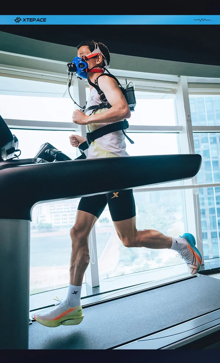 Xtep 160X 6.0 PRO Men's Running Shoes 2024 Champion Racing Carbon Plate Sneakers Professional Marathon 975119110003