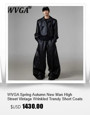 WVGA Spring Autumn New Man Yamamoto Style Darkwear Letter Printed Trendy Suit Coats Niche Chic Casual Multi-Pocket Blazer W12928