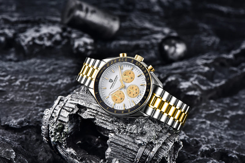 2025 New PAGANI DESIGN Brand  Moon  men Watches Auto Date Chronograph Wristwatch AR Sapphire mirror Waterproof  Watches