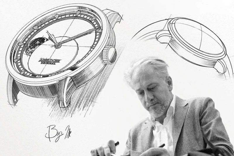 AGELOCER Original Astronomer Watch Men's Luxury Watch Automatic Mechanical 29.51-day Moon Phase Watch Birthday Gift for Men