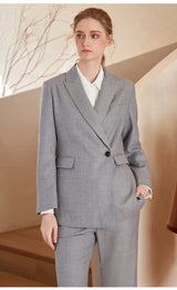 K1775W 97% Australian Wool Blazer For Women Ladies Suits Office Wear Formal Clothes Business Luxuy Clothing