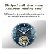 FARASUTE Tourbillon Sports Watch Men Luxury Watch Peacock Tourbillon Movement Sapphire Stainless Steel Waterproof Watch Relogio