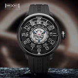 BEXEI 2025 skeleton synthetic sapphire manual tourbillon mechanical movement wrist watch for men Luxury  waterproof Reserve 36H