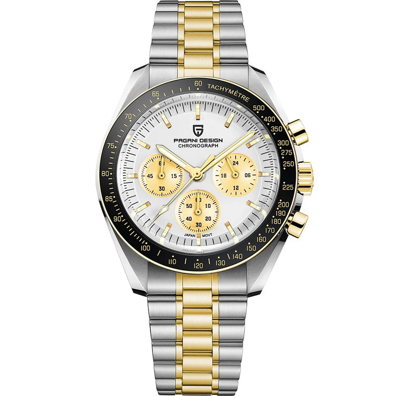 2025 New PAGANI DESIGN Brand  Moon  men Watches Auto Date Chronograph Wristwatch AR Sapphire mirror Waterproof  Watches