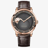 AGELOCER Original Astronomer Watch Men's Luxury Watch Automatic Mechanical 29.51-day Moon Phase Watch Birthday Gift for Men