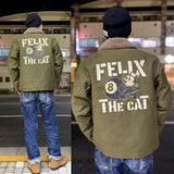 TOYS (Felix) Black "8" US Initial N-1 Navy Model 1943 Deck Clipped Jacket