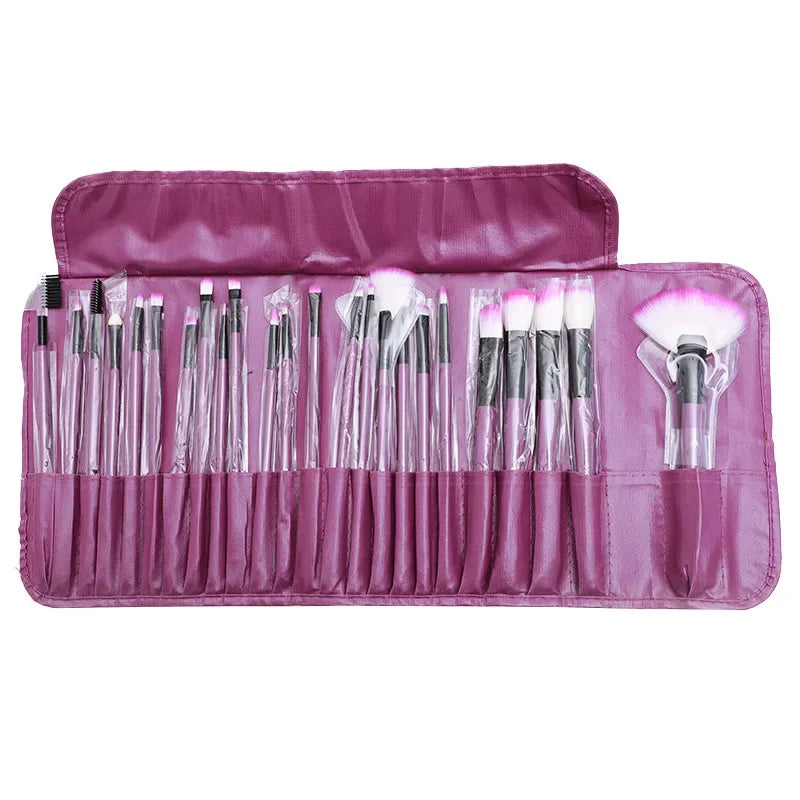 24 pcs Makeup Brush Sets Professional Cosmetics Brushes Eyebrow Powder Foundation Shadows Pinceaux Make Up Tools