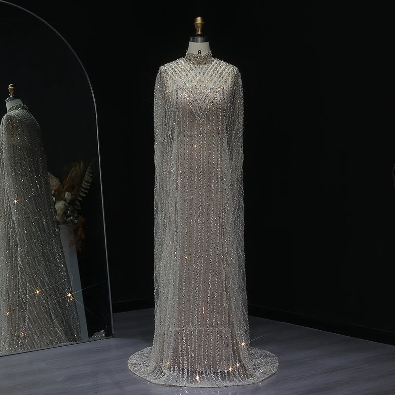 Sharon Said Luxury Dubai Caftan Abaya Kaftan Arabic Evening Dress 2025 Elegant Women Wedding Formal Party Gowns SS691 Customized