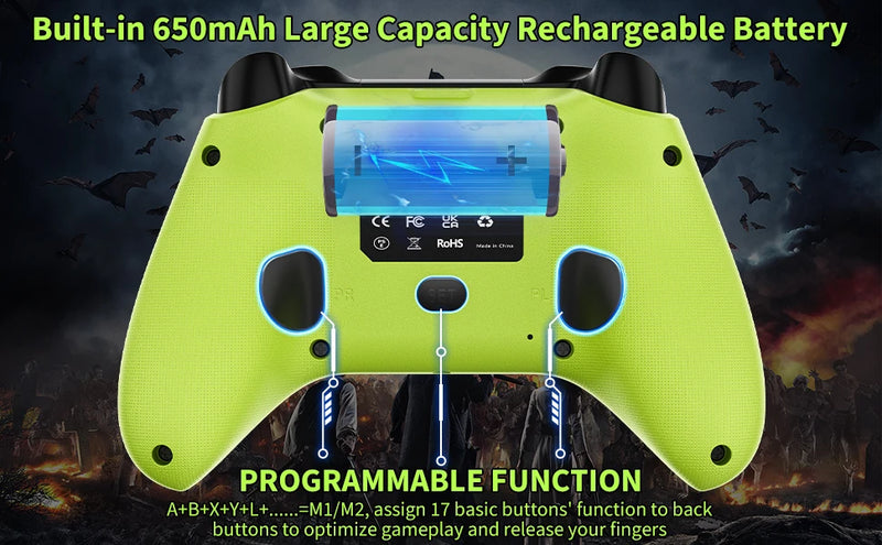 Gaming Controller for Xbox One/Series S/X/PC Console Joystick Wireless 2.4G Remote Control Gamepad supports Windows 7/8/10 Above