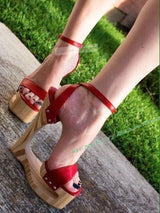 Strange Style Heels Sandals Open Toe Buckle Straps High Heels Sandals Ladies Summer Runway Shoes Designer Party Sexy Fashion New