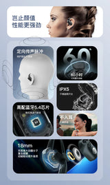 New intelligent digital noise reduction non in ear air conduction wireless earphones with ultra long battery Bluetooth earphones