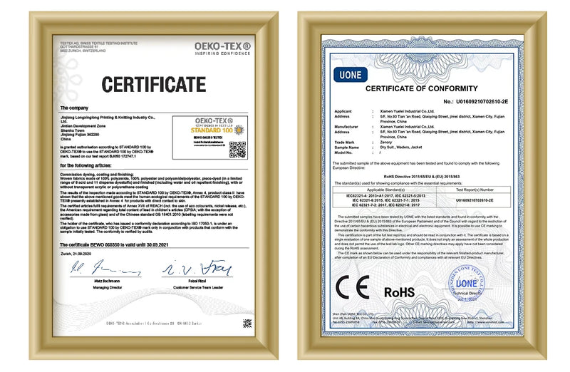 Men's Kayaking Breathable Dry Suit Surfing Fly Fishing Three-Layer Waterproof Fabric Neoprene Cuffs And Neckline  Drysuit DM-2